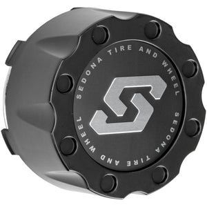 Spyder Wheel Replacement Cap Black by Sedona CP-A8-110BS Wheel Center Cap 570-0003 Western Powersports