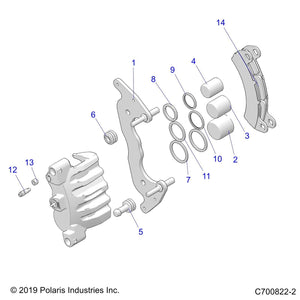 Square Molded Ring, .094 by Polaris 5410779 OEM Hardware P5410779 Off Road Express