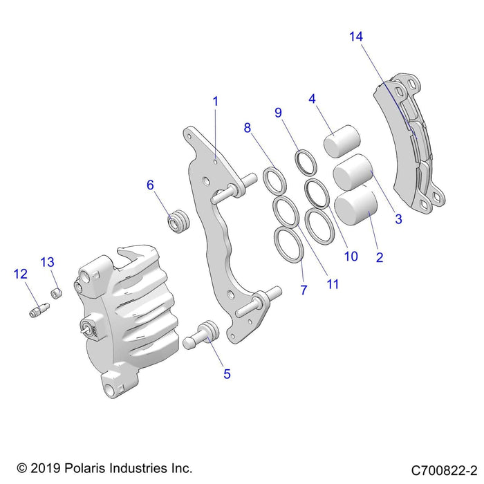 Square Molded Ring, .103 X .134 by Polaris