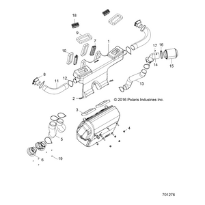 Square Vent by Polaris 3120157 OEM Hardware P3120157 Off Road Express