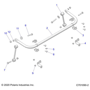 Stabilizer Bar, 27 Mm by Polaris 5338883 OEM Hardware P5338883 Off Road Express