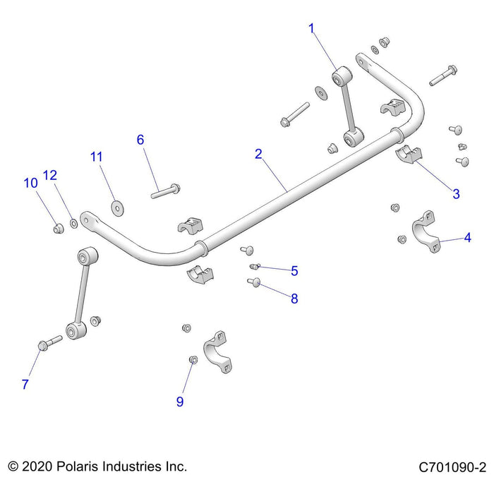 Stabilizer Bar, 27 Mm by Polaris