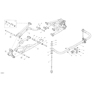 Stabilizer Bar Assy by Can-Am 706004529 OEM Hardware 706004529 Off Road Express Peach St