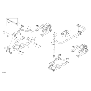 Stabilizer Bar Assy by Can-Am 715008416 OEM Hardware 715008416 Off Road Express Peach St