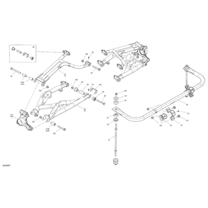 Stabilizer Bar Assy by Can-Am 715008433 OEM Hardware 715008433 Off Road Express