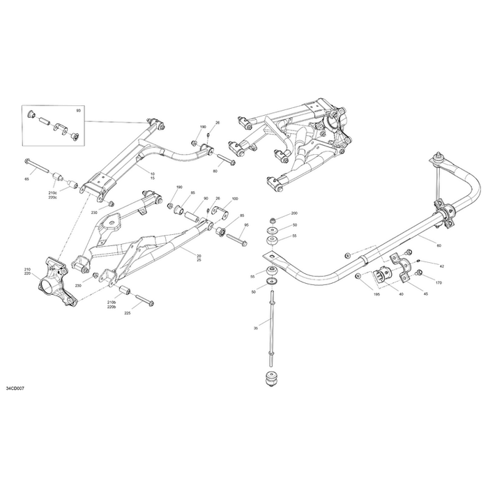 Stabilizer Bar Assy by Can-Am