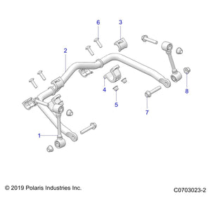 Stabilizer Bar by Polaris 5342162 OEM Hardware P5342162 Off Road Express