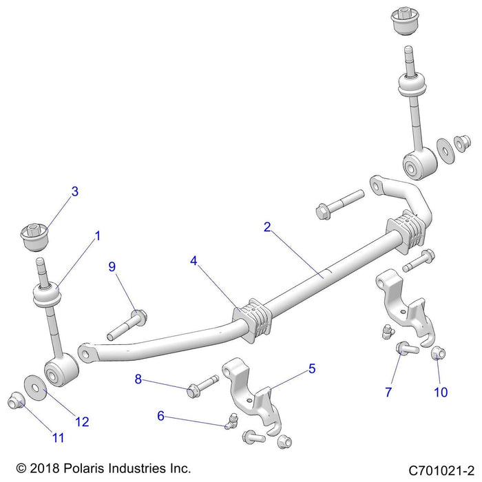 Stabilizer Bar Link Assembly by Polaris