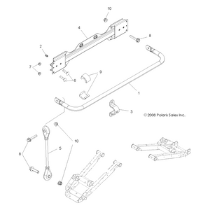 Stabilizer Bar Linkage Assembly by Polaris 1542601 OEM Hardware P1542601 Off Road Express