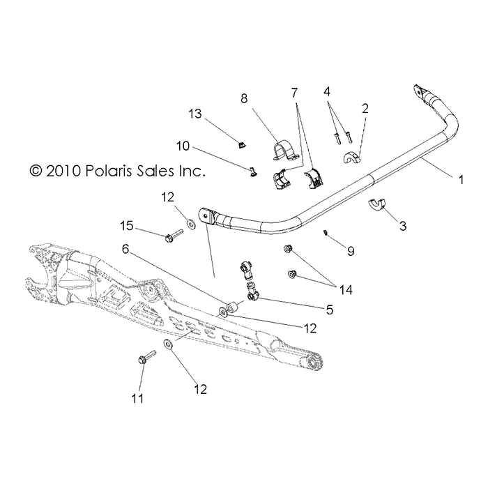 Stabilizer Bar Linkage Assembly by Polaris