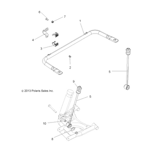 Stabilizer Bar Linkage Assembly by Polaris 1542942 OEM Hardware P1542942 Off Road Express