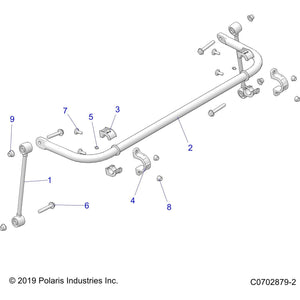 Stabilizer Bar Linkage Assembly by Polaris 1544079 OEM Hardware P1544079 Off Road Express