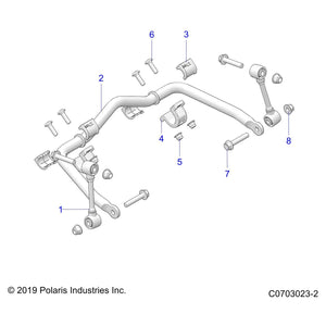 Stabilizer Bar Linkage Assembly by Polaris 1544333 OEM Hardware P1544333 Off Road Express