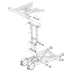 Stabilizer,Lower,Blk by Polaris 1541424-067 OEM Hardware P1541424-067 Off Road Express