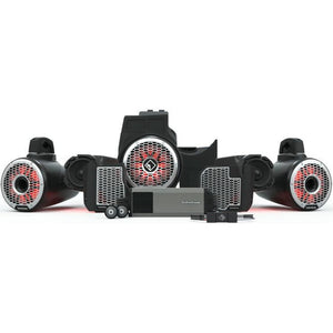 Stage 6 Element Ready Audio System for 2020+ Polaris RZR Pro XP Ride Command by Rockford Fosgate RZR19RCPXP-STG6 Audio Full System 909246 Tucker Rocky Drop Ship