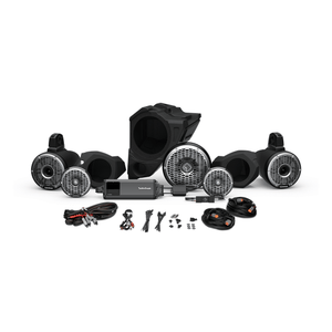 Stage 6 Gen3 Audio System for Ride Command 2014+ Polaris RZR by Rockford Fosgate RZR14RC-STG6 Audio Full System 909496 Tucker Rocky Drop Ship