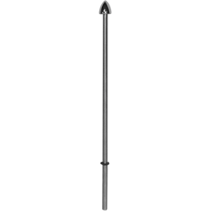 Stainless Steel Flag Pole By Pro Pad POLE-13 Flag Mount 0521-0028 Parts Unlimited