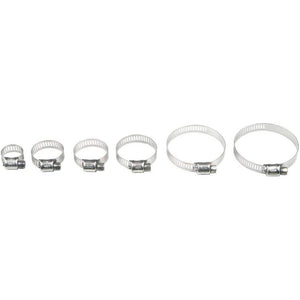 Stainless Steel Hose Clamps 32-58Mm 10/Pack By Helix 111-6228 Hose Clamps 14-0066 Western Powersports Drop Ship