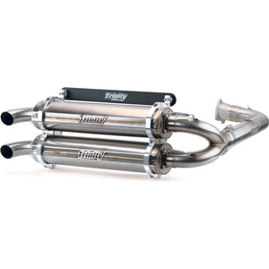 Stainless Steel Rzr Pro Xp / Turbo R Full System By Trinity Racing TR-4174D-SS Full System TR-4174D-SS Trinity Racing