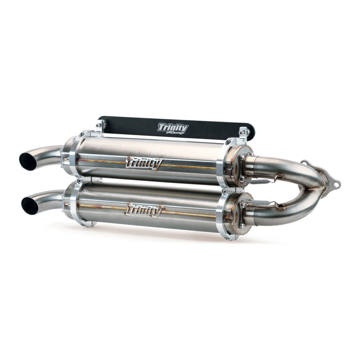 Stainless Steel Rzr Pro Xp / Turbo R Slip On By Trinity Racing