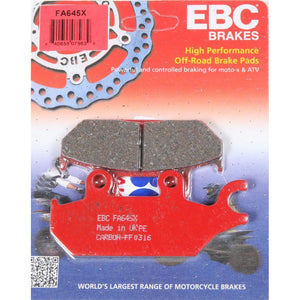 Standard Brake Pad Front Right by EBC FA645X Brake Pads 15-645X Western Powersports