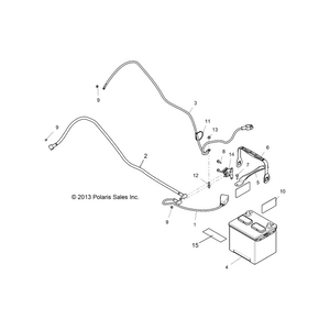 Start To Solenoid Cable by Polaris 4014238 OEM Hardware P4014238 Off Road Express