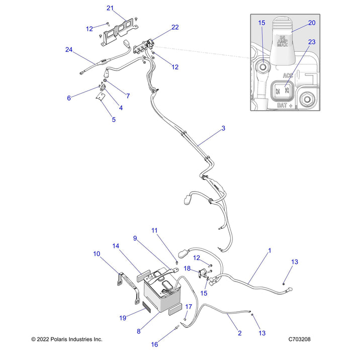 Start To Solenoid Cable by Polaris