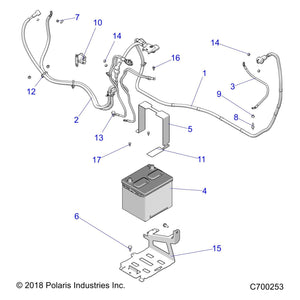 Start To Solenoid Cable by Polaris 4017732 OEM Hardware P4017732 Off Road Express