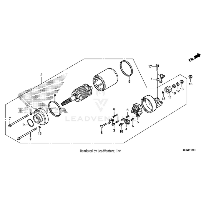 Starter Motor Assembly by Honda