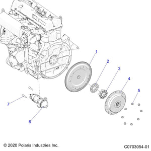 Starter-Sealed by Polaris 4016711 OEM Hardware P4016711 Off Road Express