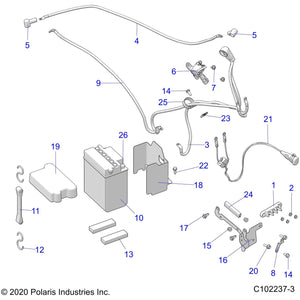 Starter Solenoid by Polaris 4012001 OEM Hardware P4012001 Off Road Express