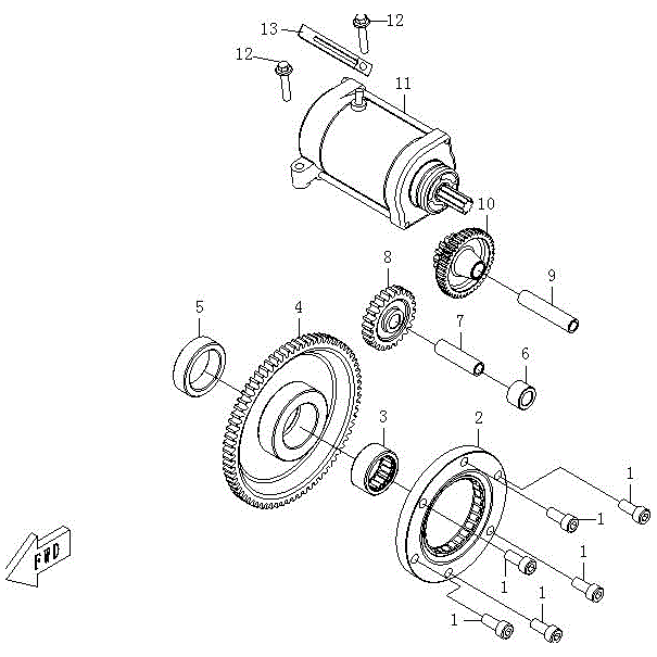 Starting Motor by CF Moto