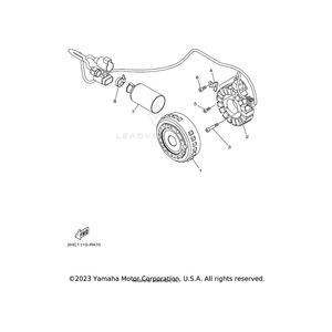 Stator Assembly by Yamaha 2HC-81410-00-00 OEM Hardware 2HC-81410-00-00 Off Road Express