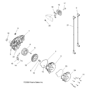 Stator-Bracket,Wire-Hold-Down by Polaris 5245364 OEM Hardware P5245364 Off Road Express