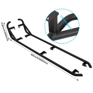 Steel Nerf Bars Fit Polaris RZR XP4 1000 / 4 Turbo 2014-2023 by Kemimoto B0101-00501BK Rock Slider B0101-00501BK Kemimoto