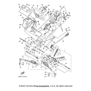 Steering Assembly by Yamaha 2HC-F3400-04-00 OEM Hardware 2HC-F3400-04-00 Off Road Express