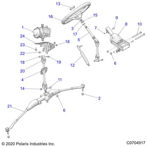 Steering Assembly-Gear Box by Polaris 1825059 OEM Hardware P1825059 Off Road Express Drop Ship