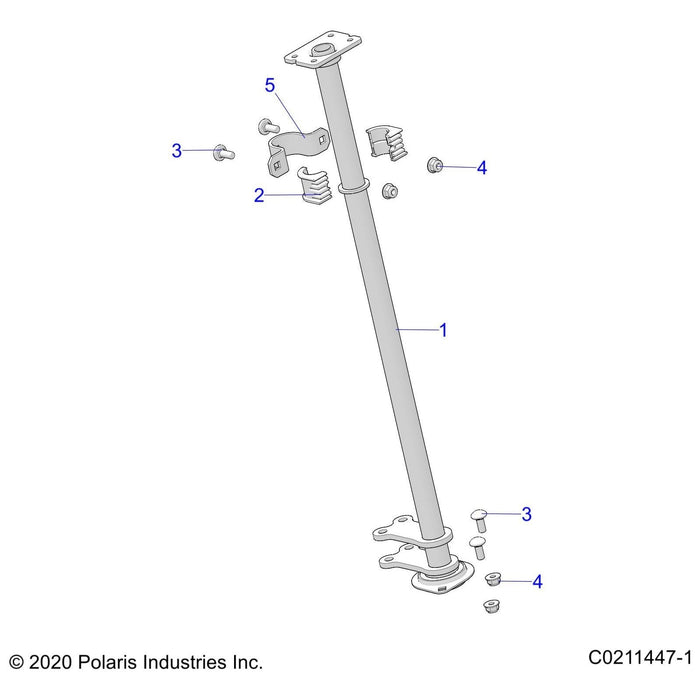 Steering Bushing Bracket, Upper by Polaris