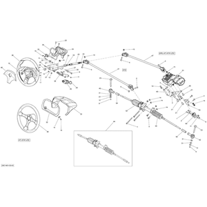Steering Column by Can-Am 709401389 OEM Hardware 709401389 Off Road Express