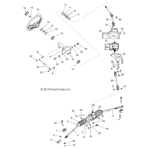 Steering Gear Box Assembly by Polaris 1823443 OEM Hardware P1823443 Off Road Express Drop Ship