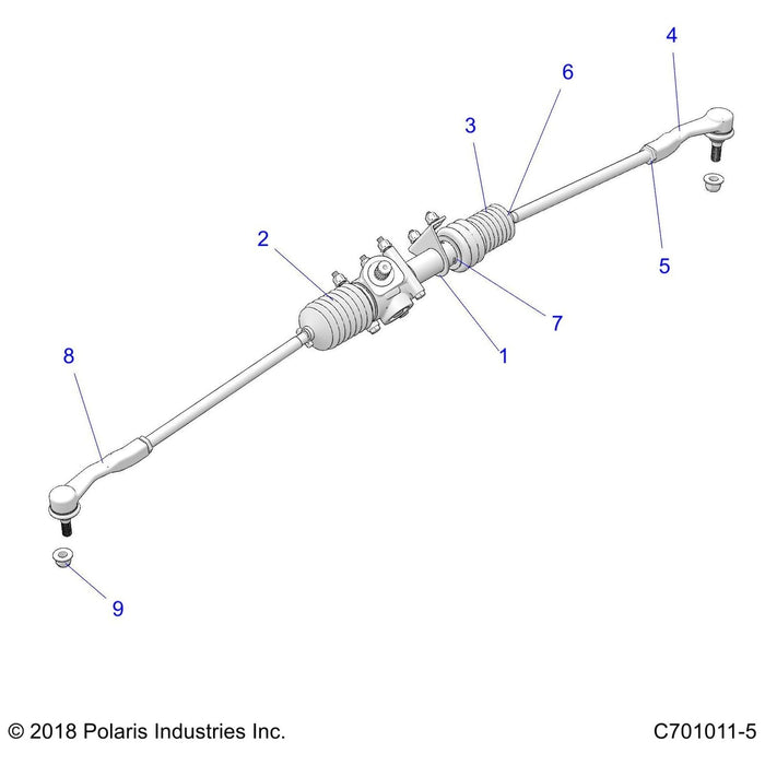 Steering Gear Box Assembly by Polaris