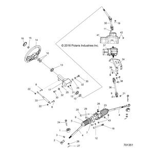 Steering Gear Box Assembly by Polaris 1824544 OEM Hardware P1824544 Off Road Express Drop Ship