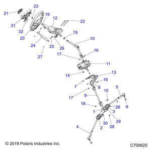 Steering Gear Box Assembly by Polaris 1824923 OEM Hardware P1824923 Off Road Express Drop Ship