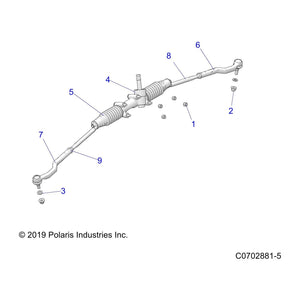 Steering Gear Box Assembly by Polaris 1824946 OEM Hardware P1824946 Off Road Express Drop Ship