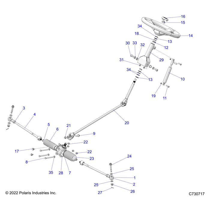 Steering Gearbox Assembl by Polaris