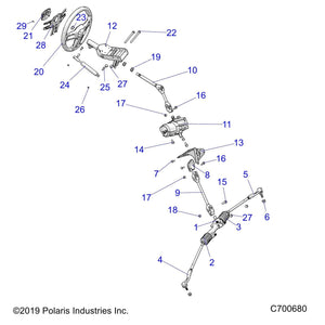 Steering, Gearbox Assembly by Polaris 1825060 OEM Hardware P1825060 Off Road Express Drop Ship