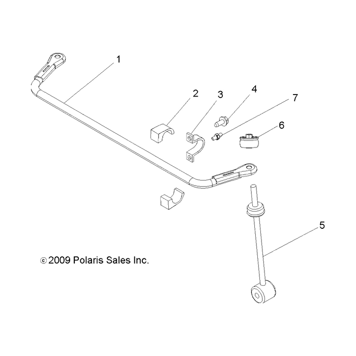 Steering Post Bracket, Aluminum by Polaris