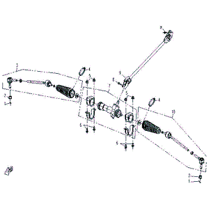 Steering Rod Comp.(Lh) by CF Moto 9030-101120 OEM Hardware 9030-101120 Northstar Polaris