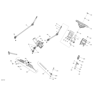Steering shaft Assy by Can-Am 709401440 OEM Hardware 709401440 Off Road Express