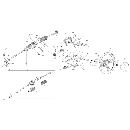 Steering Shaft Assy by Can-Am